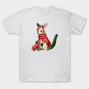 Cute Kangaroo Drawing T-Shirt